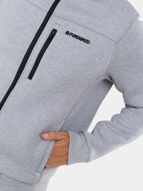 pulover polar pt. barbati Fundango Soren Fleece Jacket gri 6