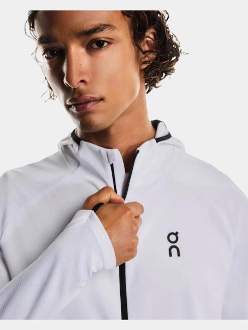 pulover cu gluga pt. barbati ON Climate Zip Hoodie alb 5