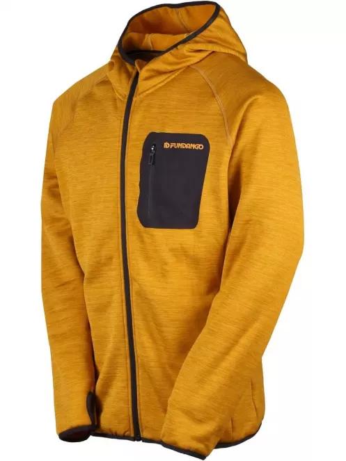 pulover polar pt. barbati Fundango HERMON Hooded Fleece portocaliu 5