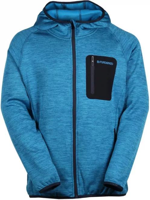 pulover polar pt. barbati Fundango HERMON Hooded Fleece albastru 4