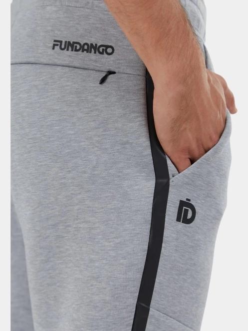 pantaloni de trening pt. barbati Fundango Blake Sweatpants gri 6