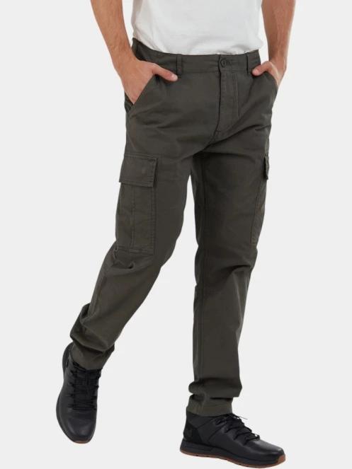 pantaloni cargo pt. barbati Fundango Chuck Cargo Pants oliv 4