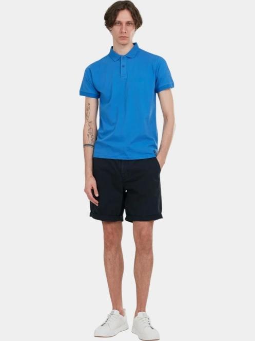 tricou cu guler pt. barbati Fundango Incognito Mono Poloshirt albastru deschis 4