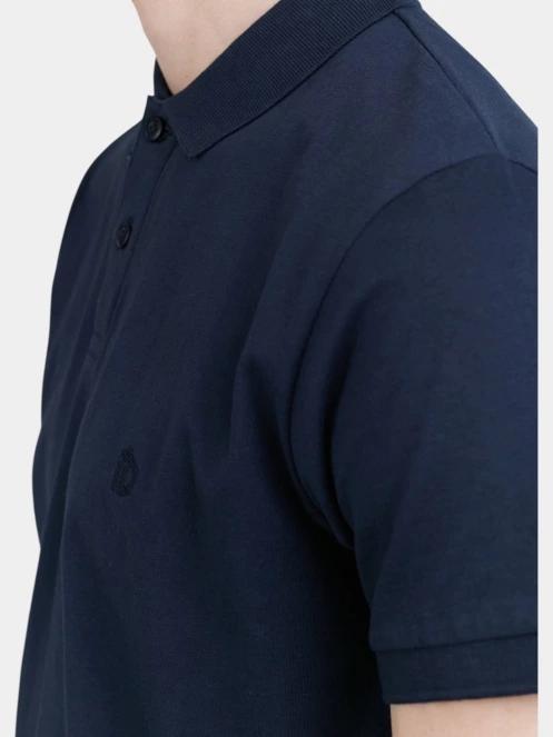 tricou cu guler pt. barbati Fundango Incognito Mono Poloshirt albastru inchis 6