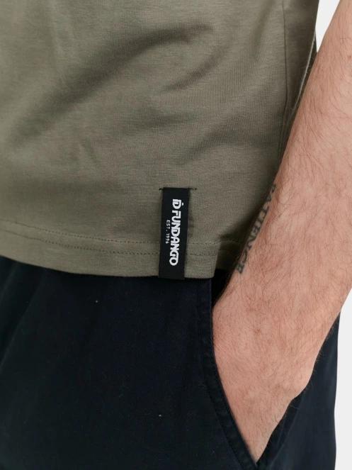tricou cu guler pt. barbati Fundango Incognito Mono Poloshirt oliv 7