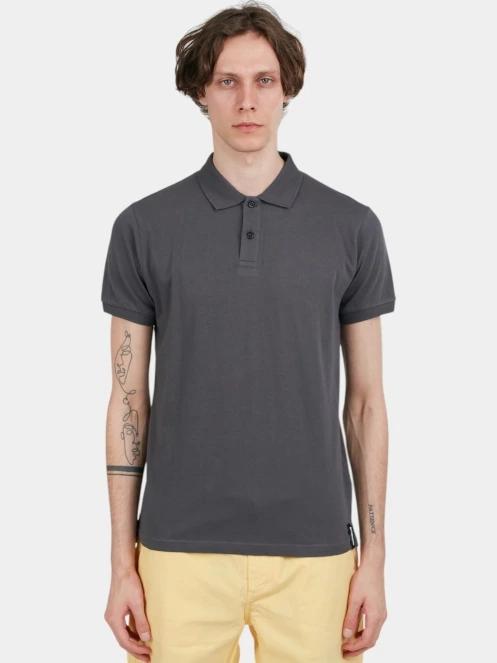 tricou cu guler pt. barbati Fundango Incognito Mono Poloshirt gri 2