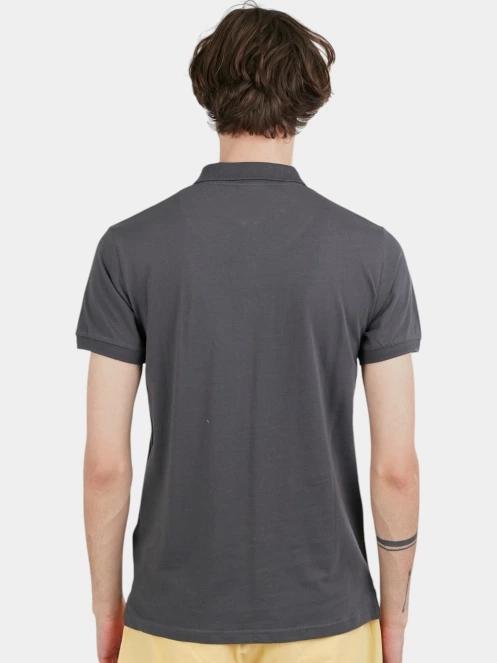 tricou cu guler pt. barbati Fundango Incognito Mono Poloshirt gri 3