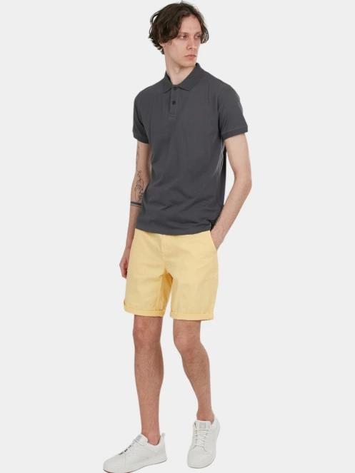 tricou cu guler pt. barbati Fundango Incognito Mono Poloshirt gri 4