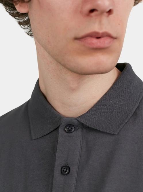 tricou cu guler pt. barbati Fundango Incognito Mono Poloshirt gri 6