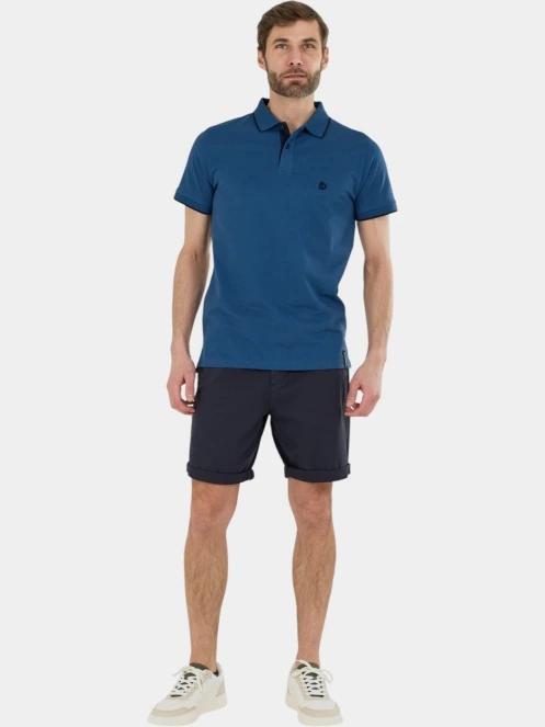 tricou cu guler pt. barbati Fundango Incognito Mono Poloshirt albastru 4