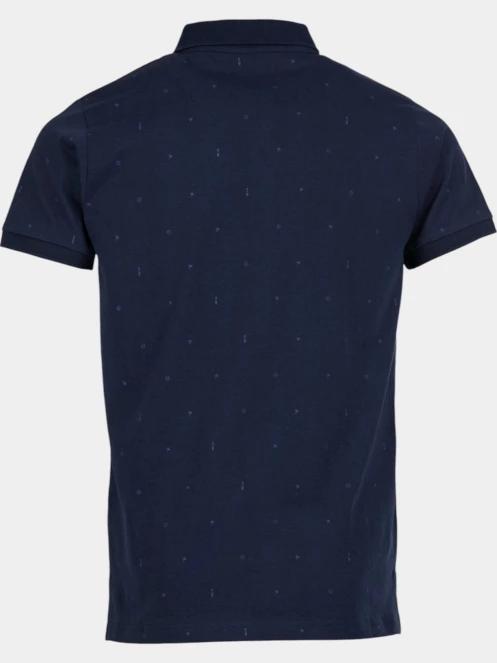 tricou cu guler pt. barbati Fundango Icon Poloshirt albastru inchis 8