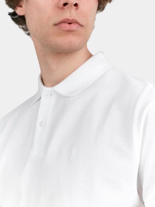 tricou cu guler pt. barbati Fundango Insignia Poloshirt alb 5