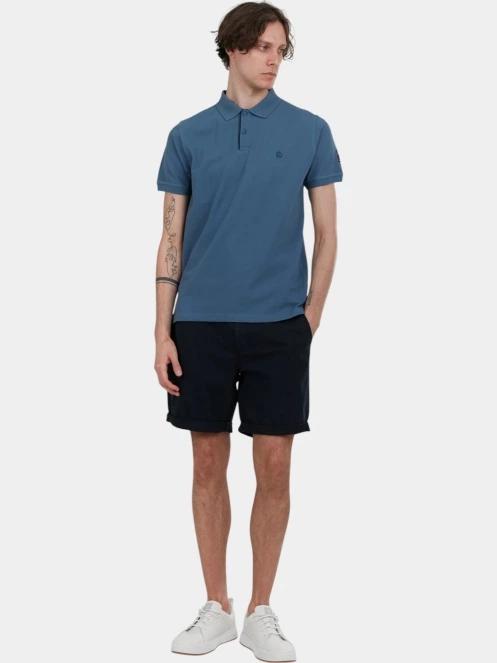 tricou cu guler pt. barbati Fundango Insignia Poloshirt albastru 4