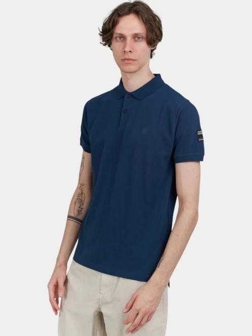 tricou cu guler pt. barbati Fundango Insignia Poloshirt albastru inchis 2