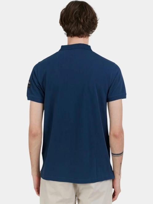 tricou cu guler pt. barbati Fundango Insignia Poloshirt albastru inchis 3