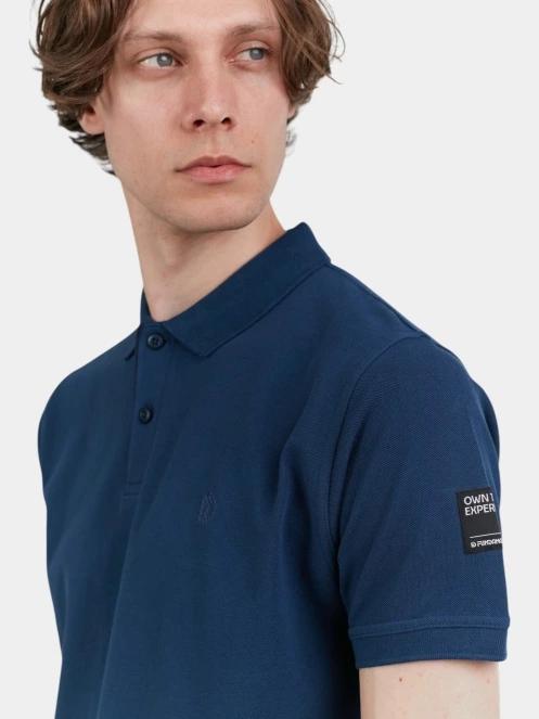 tricou cu guler pt. barbati Fundango Insignia Poloshirt albastru inchis 5