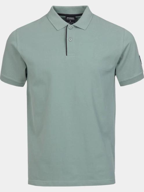 tricou cu guler pt. barbati Fundango Insignia Poloshirt verde 7