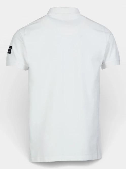 tricou cu guler pt. barbati Fundango Insignia Poloshirt alb 8