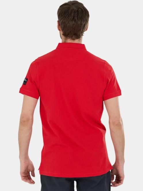 tricou cu guler pt. barbati Fundango Insignia Poloshirt rosu 3
