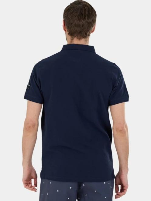tricou cu guler pt. barbati Fundango Insignia Poloshirt albastru inchis 3