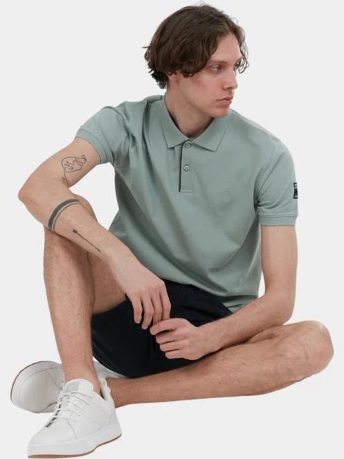 tricou cu guler pt. barbati Fundango Insignia Poloshirt verde 4