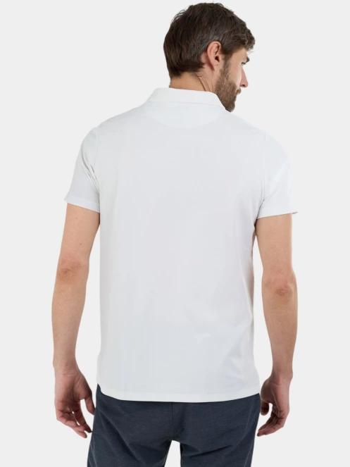 tricou de sport, cu guler pt. barbati Fundango Zeno II Tech Poloshirt alb 3