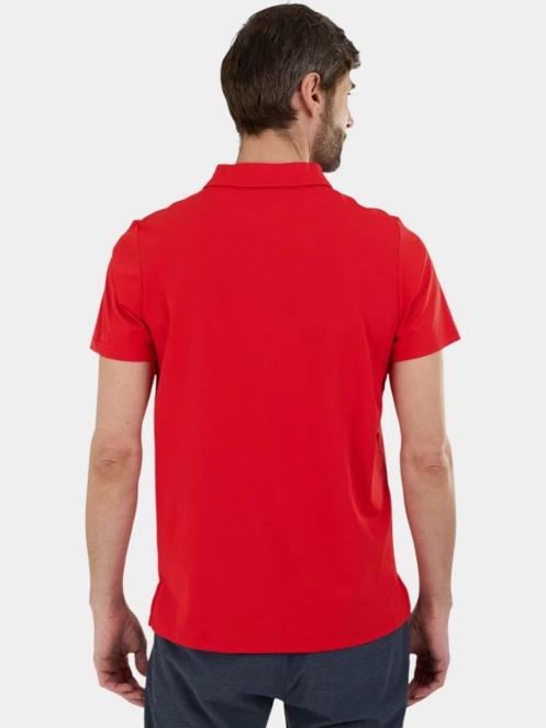 tricou de sport, cu guler pt. barbati Fundango Zeno II Tech Poloshirt rosu 3