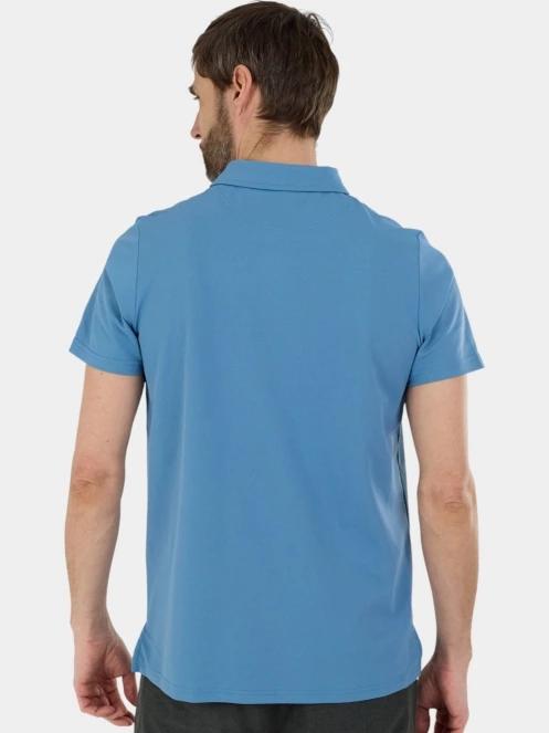 tricou de sport, cu guler pt. barbati Fundango Zeno II Tech Poloshirt albastru 3