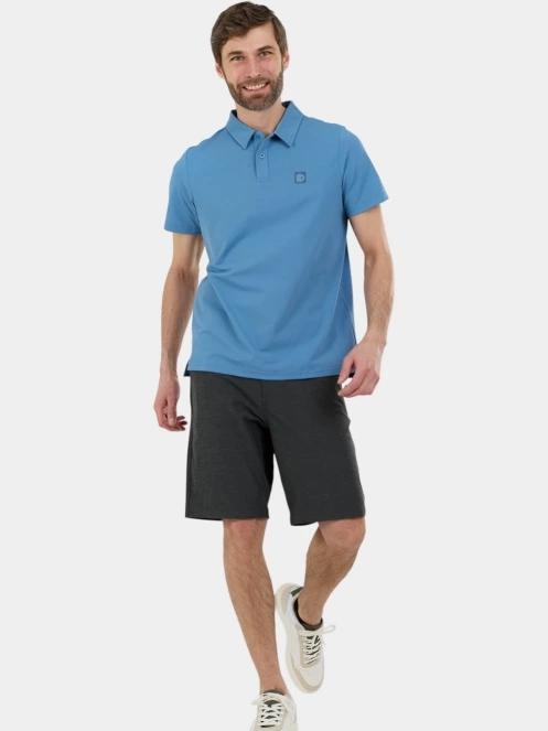 tricou de sport, cu guler pt. barbati Fundango Zeno II Tech Poloshirt albastru 4