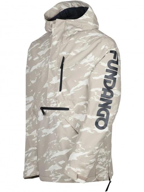 geaca de schi pt. barbati Fundango Tilbury Logo Anorak gri 10