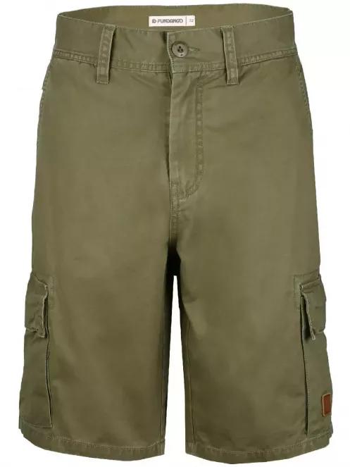 pantaloni scurti cu buzunare laterale pt. barbati Fundango Camper oliv 4