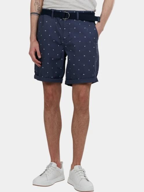 pantaloni scurti pt. barbati Fundango North Shore Chino Shorts albastru inchis 2