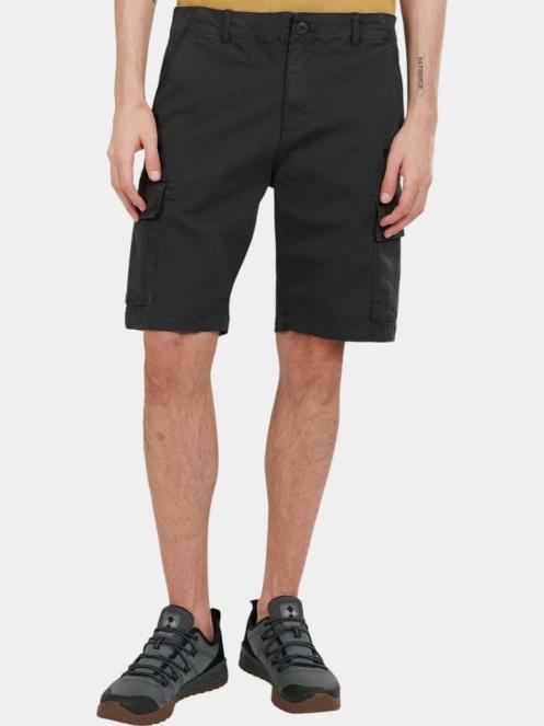 pantaloni scurti cu buzunare laterale pt. barbati Fundango Zack Cargo Shorts gri 2