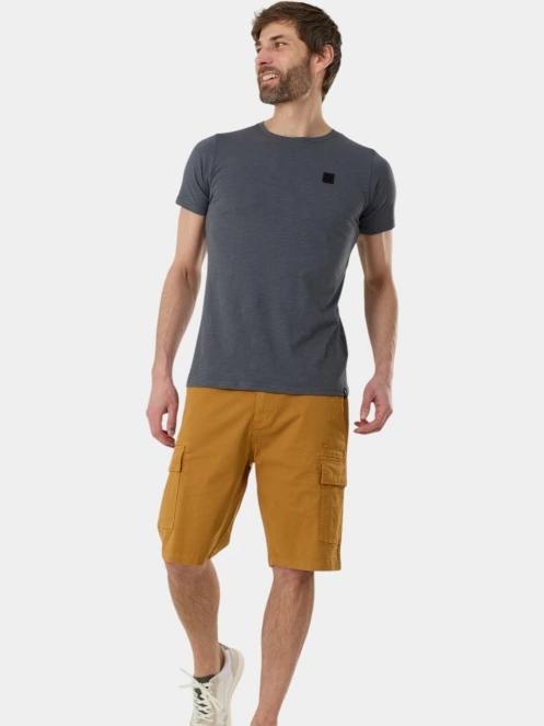 pantaloni scurti cu buzunare laterale pt. barbati Fundango Zack Cargo Shorts galben 4