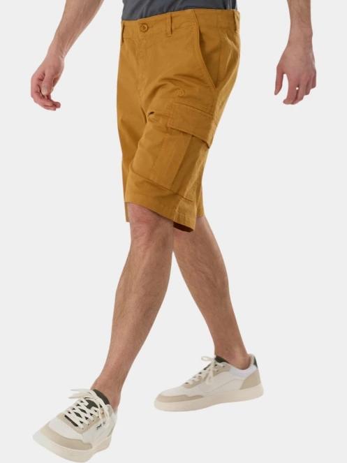 pantaloni scurti cu buzunare laterale pt. barbati Fundango Zack Cargo Shorts galben 5