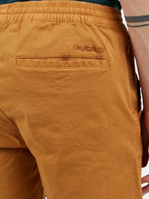 pantaloni scurti pt. barbati Fundango Mason Chino Shorts galben 6