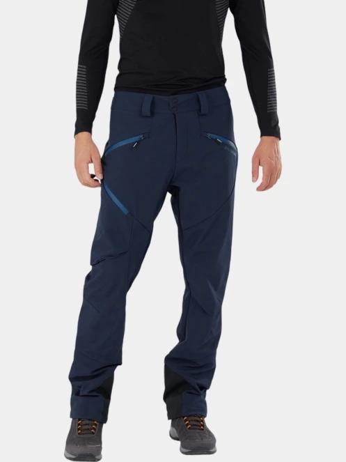 pantaloni softshell pt. barbati Fundango Rob Softshell Pants albastru inchis 4