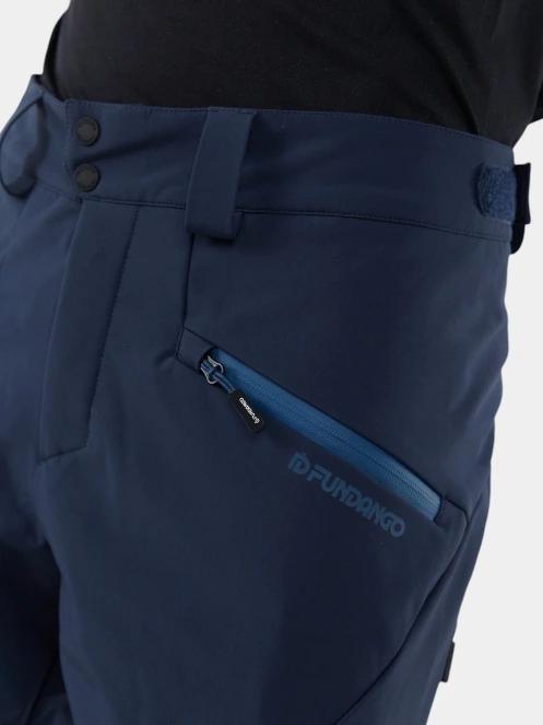 pantaloni softshell pt. barbati Fundango Rob Softshell Pants albastru inchis 5