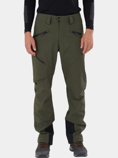 pantaloni softshell pt. barbati Fundango Rob Softshell Pants verde 2