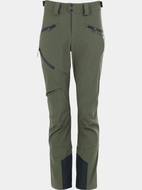 pantaloni softshell pt. barbati Fundango Rob Softshell Pants verde 9