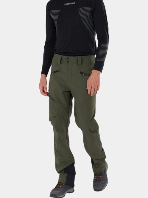 pantaloni softshell pt. barbati Fundango Rob Softshell Pants verde 5