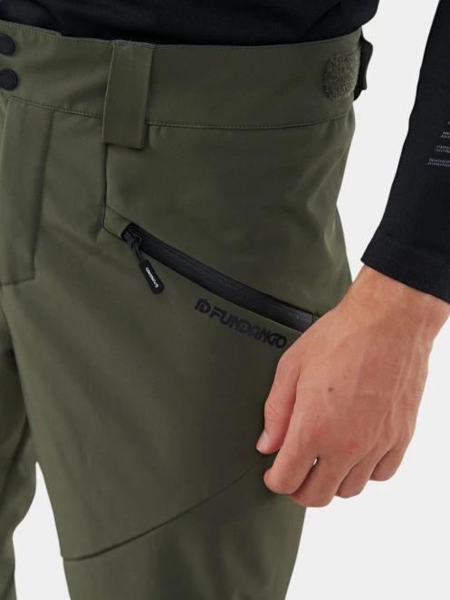 pantaloni softshell pt. barbati Fundango Rob Softshell Pants verde 6