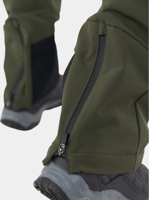 pantaloni softshell pt. barbati Fundango Rob Softshell Pants verde 8