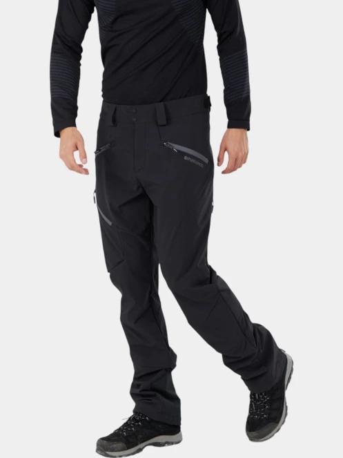 pantaloni softshell pt. barbati Fundango Rob Softshell Pants negru 2