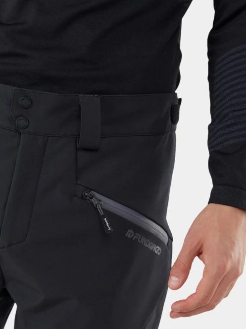pantaloni softshell pt. barbati Fundango Rob Softshell Pants negru 5