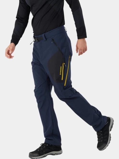 pantaloni softshell pt. barbati Fundango Akira Softshell Pants albastru inchis 2