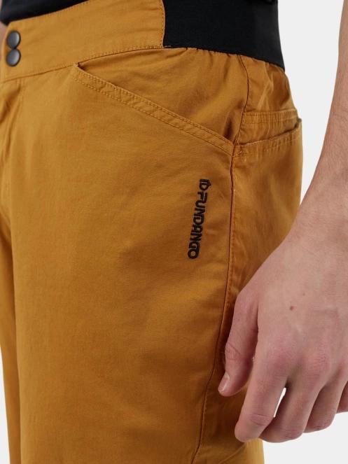 pantaloni de sport pt. barbati Fundango Python Climbing Pants galben 5