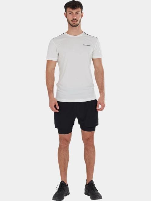 pantaloni scurti pentru sport pt. barbati Fundango Corris Running Shorts negru 4