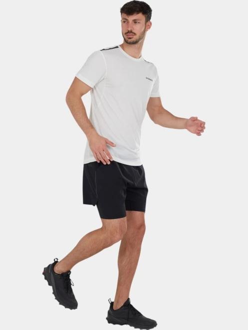 pantaloni scurti pentru sport pt. barbati Fundango Corris Running Shorts negru 5