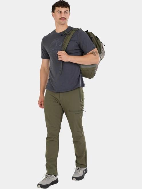 pantaloni softshell pt. barbati Fundango Akira II Softshell Pants oliv 4